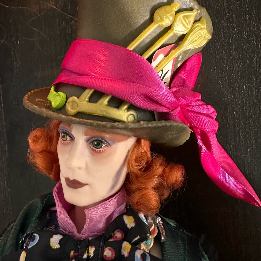 Mad hatter and Alice dolls
